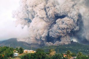 Montsierra eruption 1997