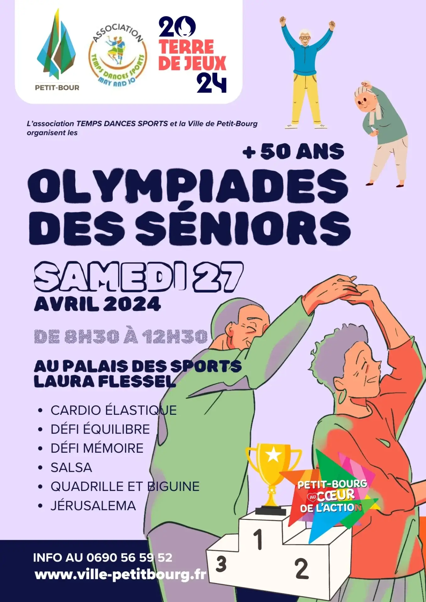 C’est parti pour les Olympiades des séniors avec la Ville de Petit-Bourg