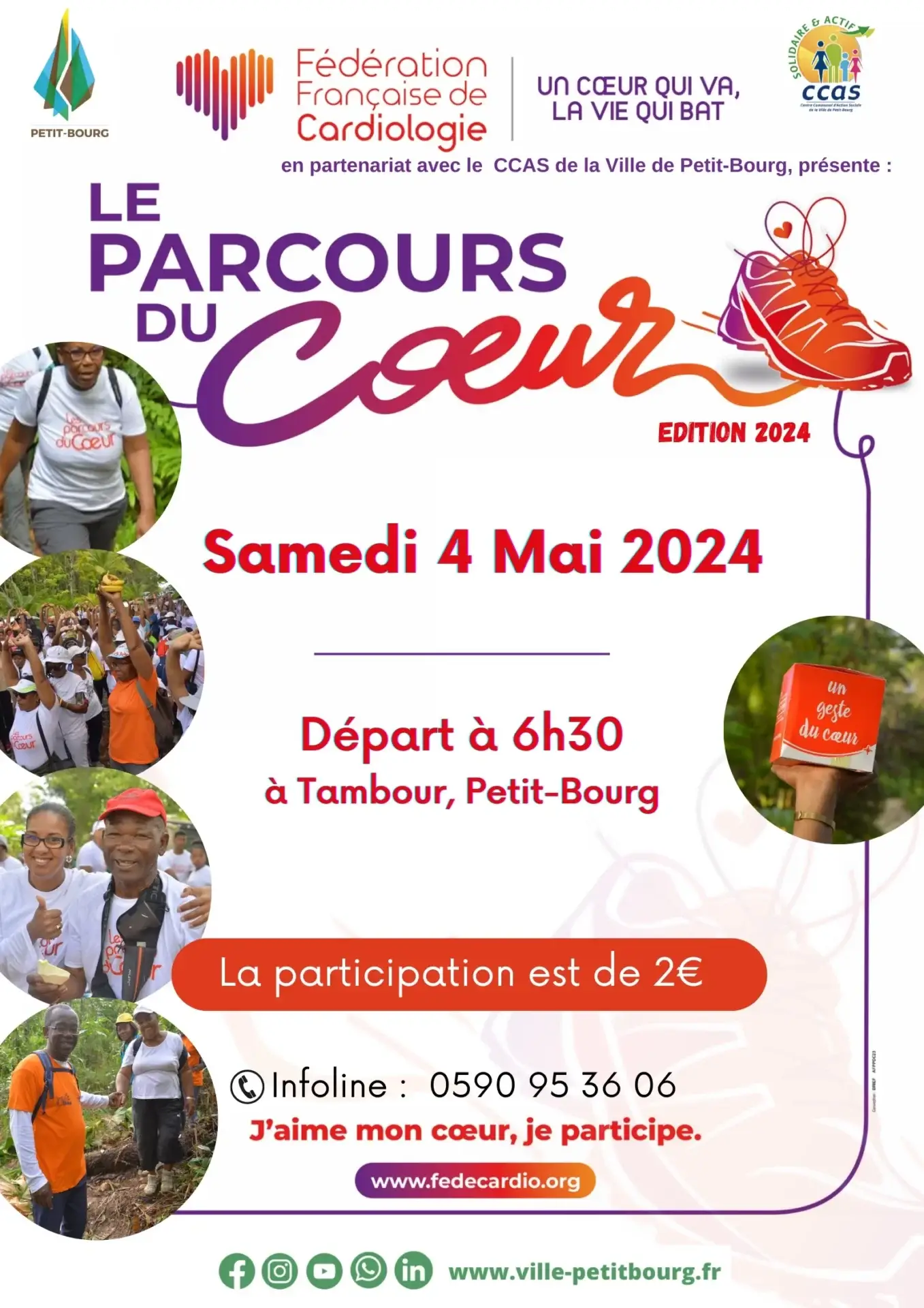 Petit-Bourg : le parcours du coeur 2024
