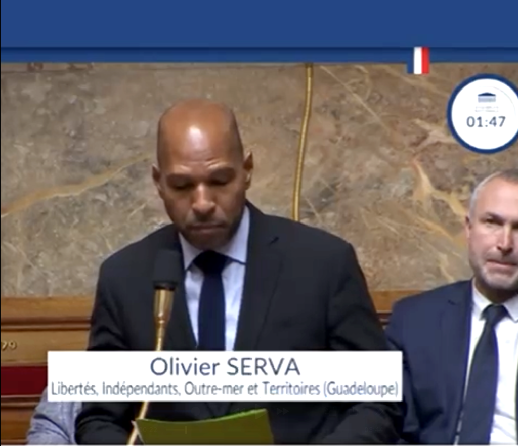 Le député Olivier Serva interpelle la ministre de l’Agriculture sur les subventions agricoles en Guadeloupe