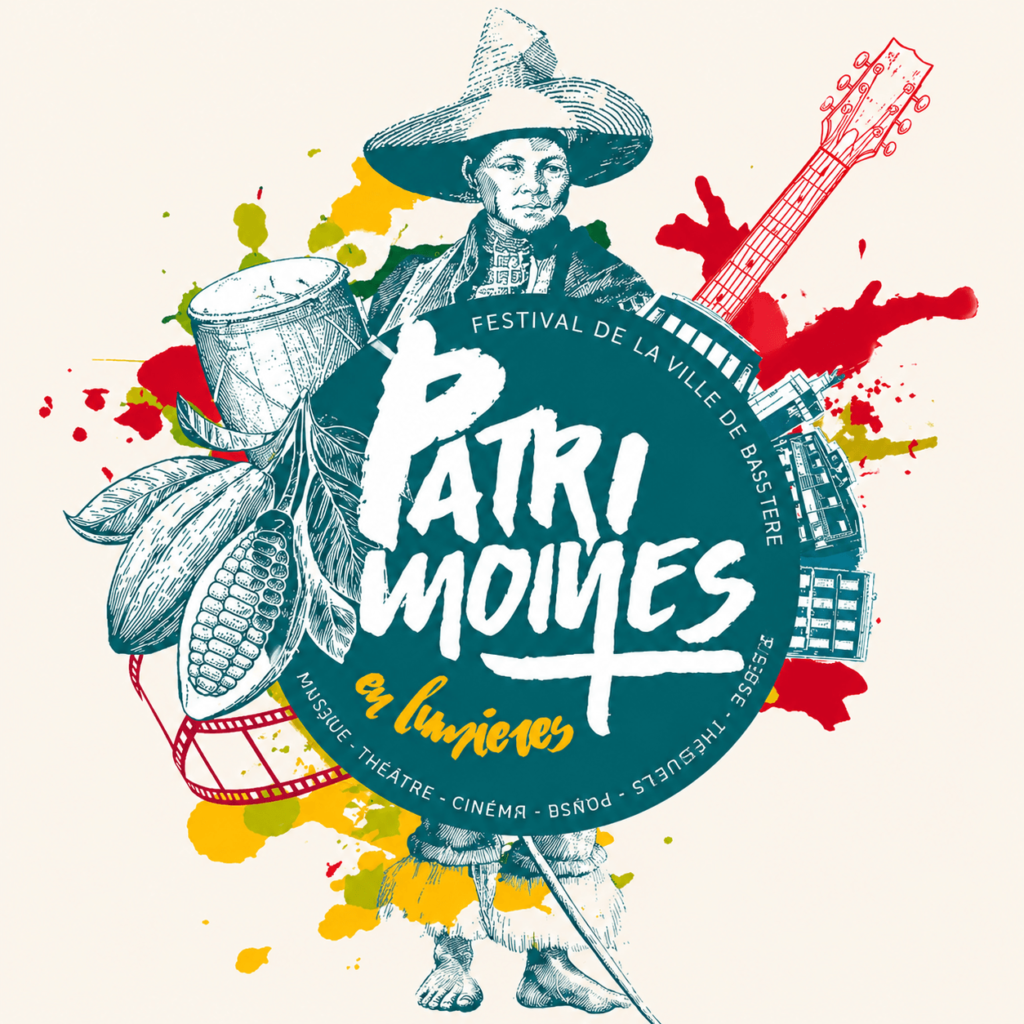 Festival Patrimoines en Lumières 2026 à Basse-Terre, illustration artistique du patrimoine guadeloupéen