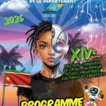 Affiche du festival Caribulles 2026 en Guadeloupe dédié à la bande dessinée, au manga et aux cultures caribéennes