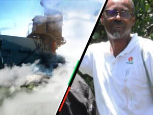 Centrale géothermique de Bouillante en Guadeloupe avec portrait du Dr Henry Joseph, expert en biodiversité et auteur de la proposition citoyenne pour la souveraineté énergétique.