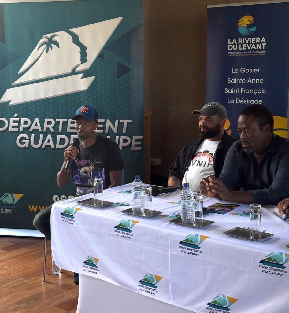 Conférence de presse du festival Caribulles en Guadeloupe avec les organisateurs et invités autour de l’IA BD-Manga
