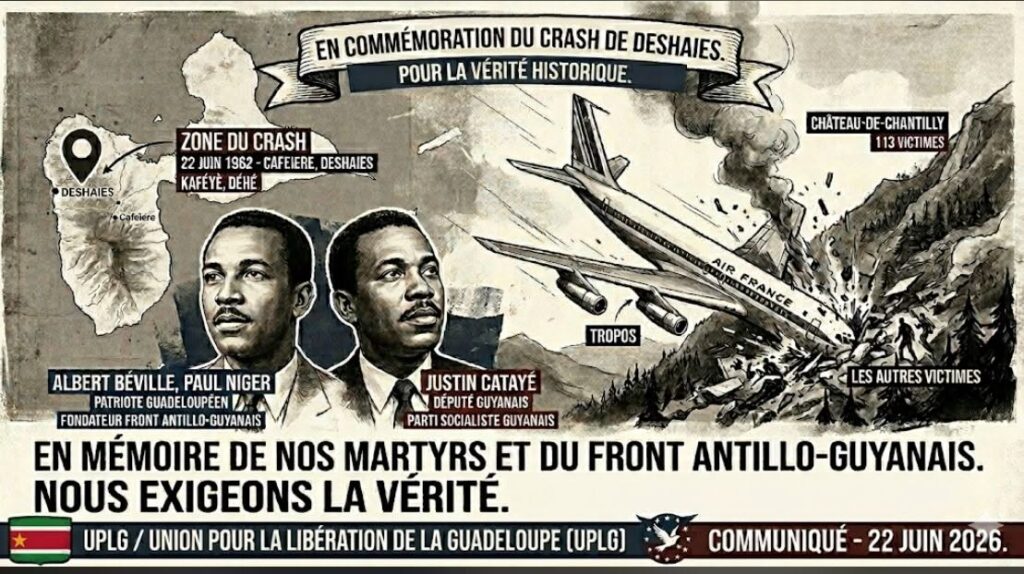 Commémoration du Crash de Deshaies