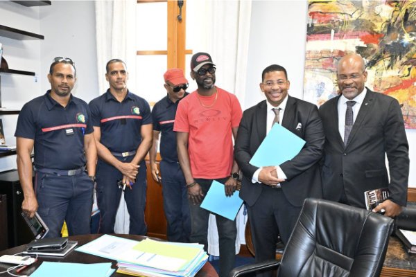 Conseil départemental SDIS Guadeloupe — rencontre avec le syndicat FO