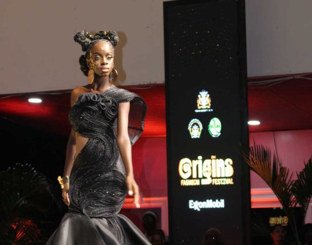 Delayna Scott, styliste guyanaise installée au Botswana, défilé Origins Guyana
