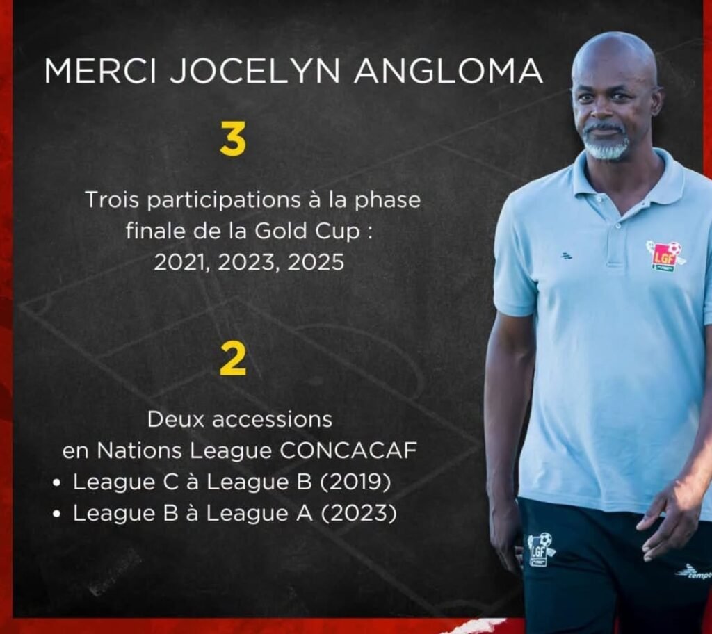 Hommage à Jocelyn Angloma, sélectionneur des Gwada Boys en Guadeloupe