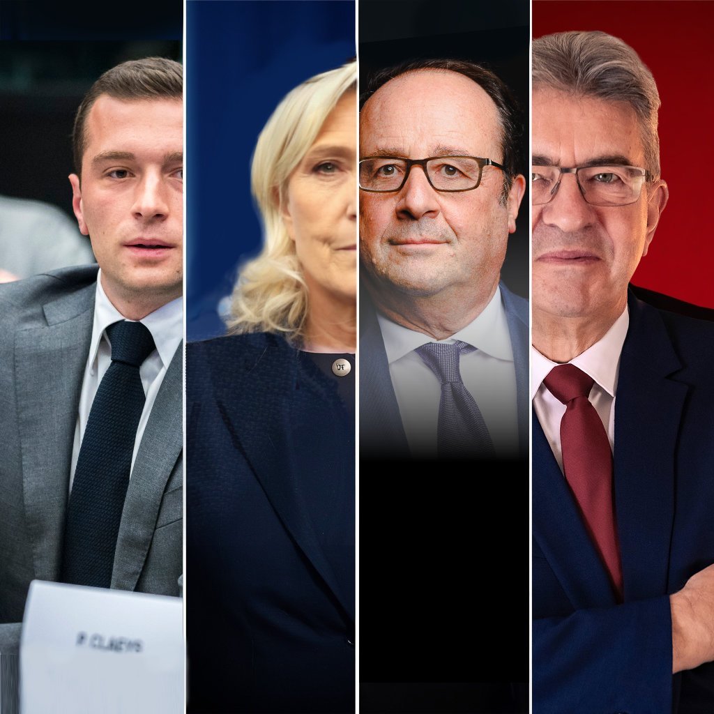 Mélenchon, Le Pen, Bardella, Hollande — les enjeux de la présidentielle française 2027