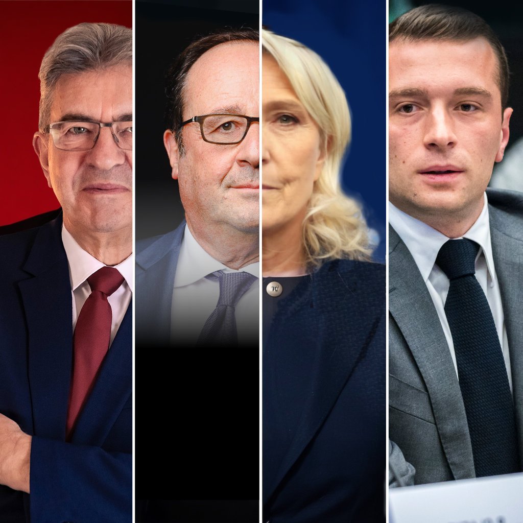 Mélenchon, Le Pen, Bardella, Hollande — les enjeux de la présidentielle française 2027